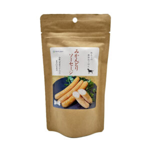 わんこの無添加ごはん)みかんどりソーセージ 2本×2P